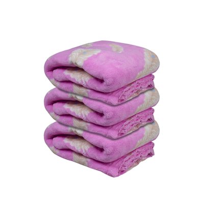 Рушник мікрофібра фіолетове пір'я (банне) 140х70 см A1007009 фото